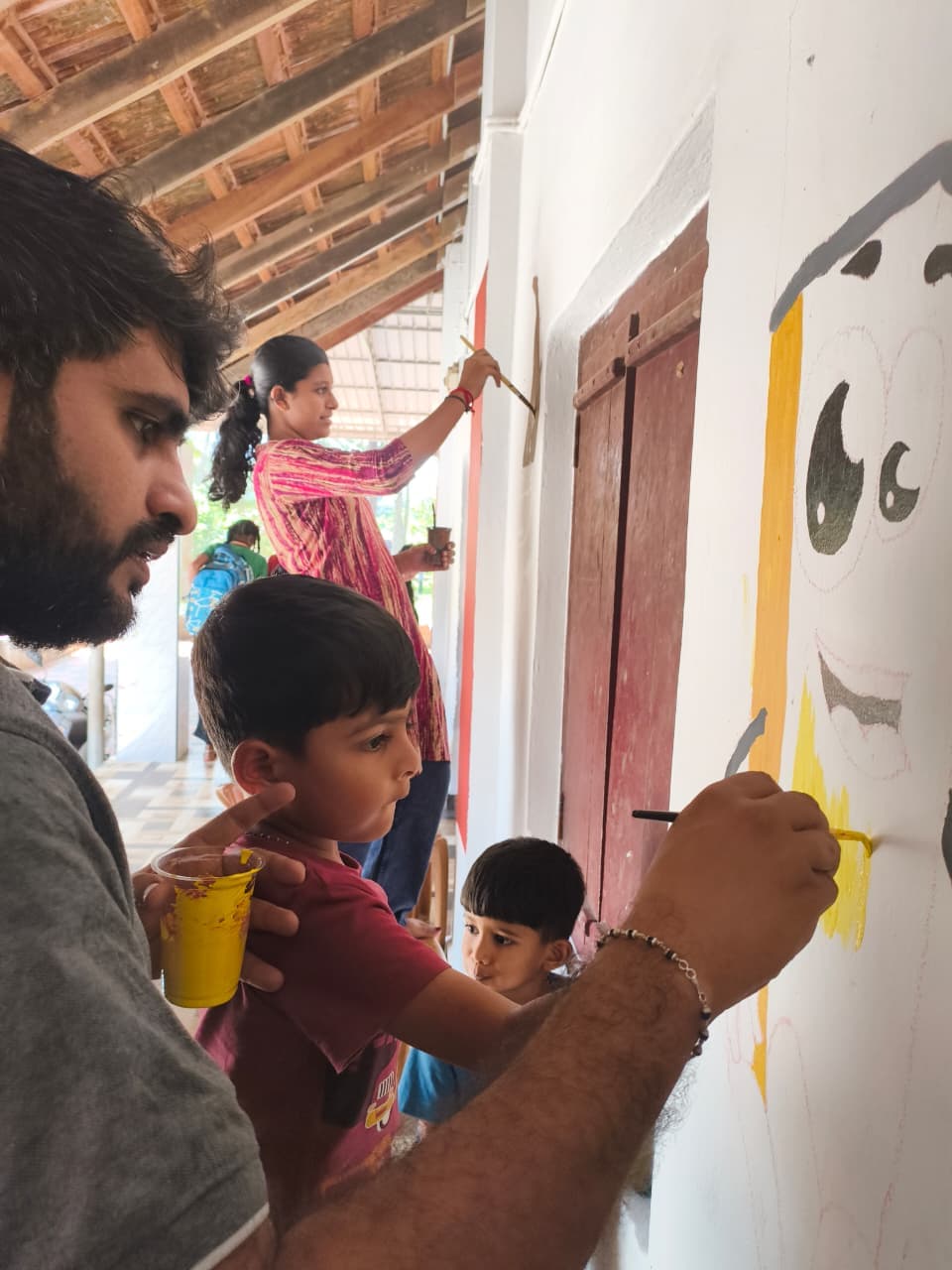 Educational Wall Art Initiative at GHPS Balanja